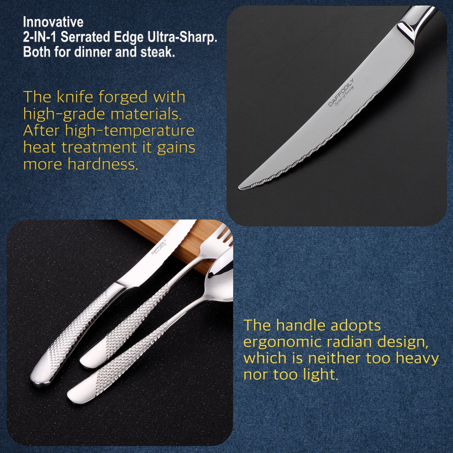 Complete cutlery set for a perfectly coordinated table