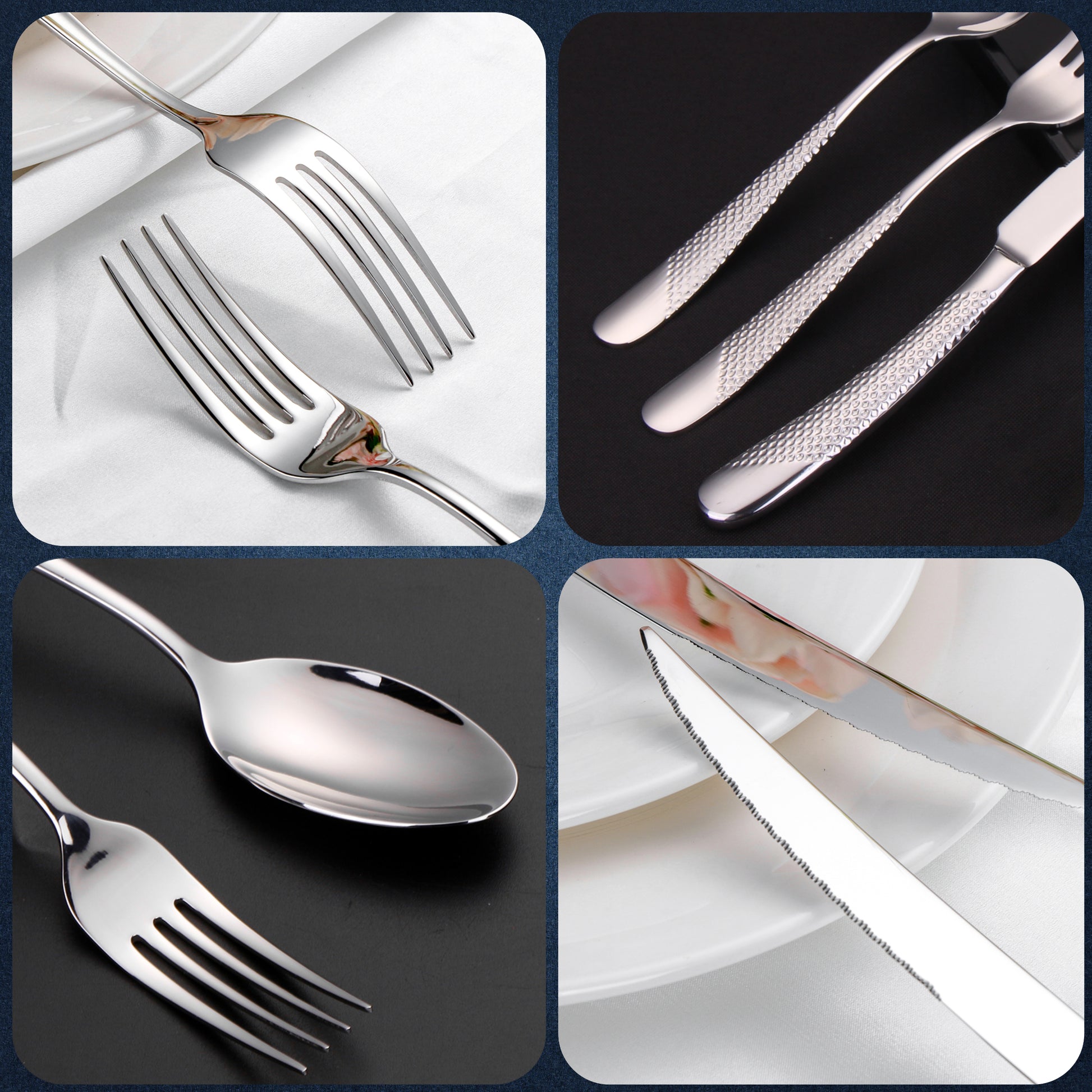 Durable, food-grade stainless steel cutlery that lasts a lifetime