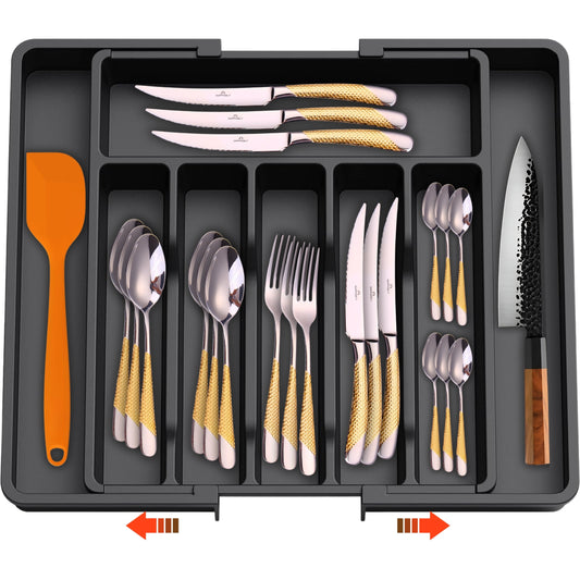 DAFFODILY Adjustable Cutlery Drawer Organiser