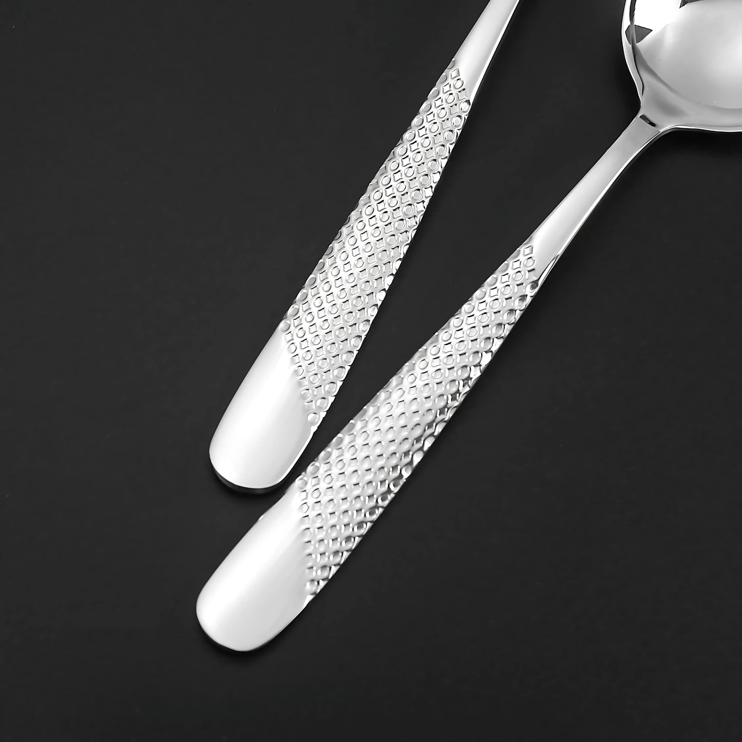 Luxury Signature Soup Spoons - Set of 6 | Premium 304 Stainless Steel