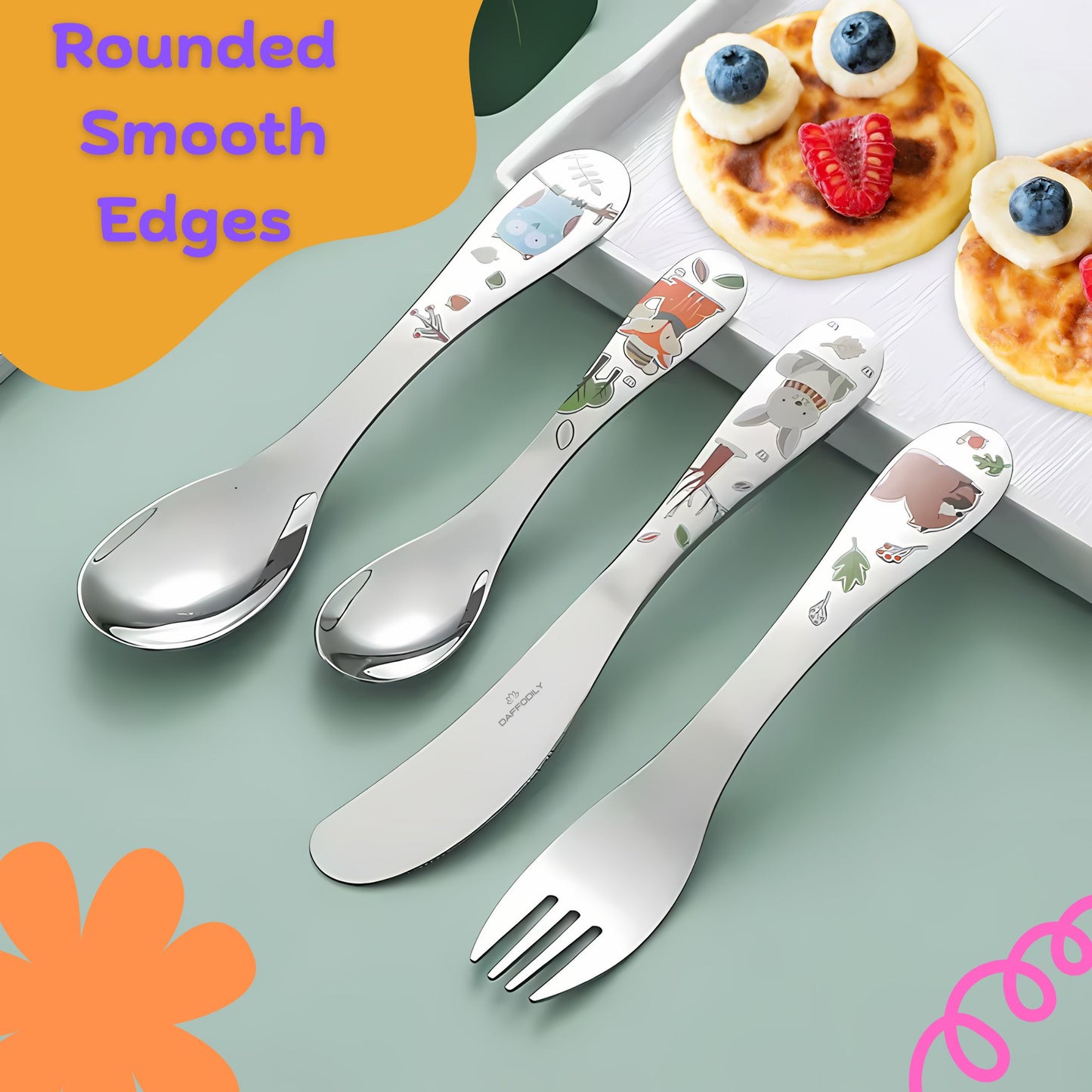 Kids Cutlery Set - 18/ 10 Stainless steel