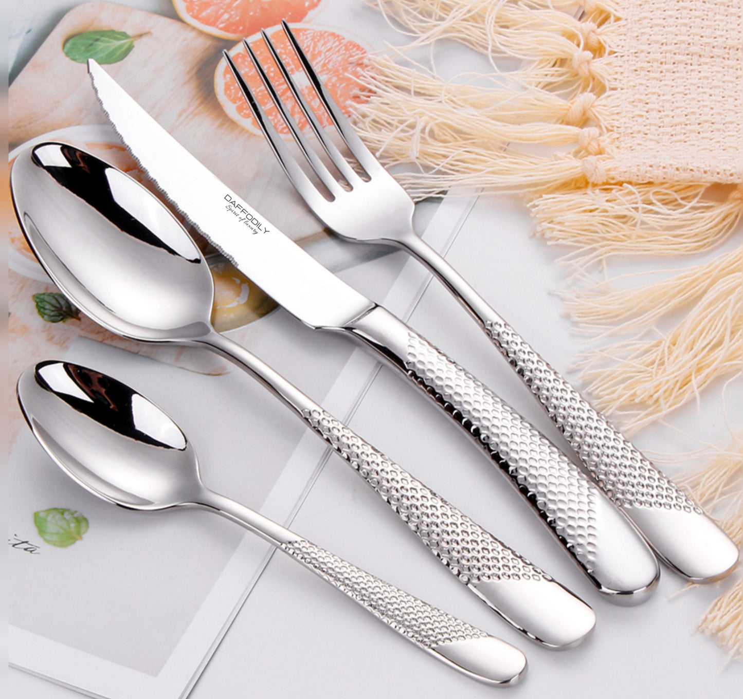 Durable, food-grade stainless steel cutlery that lasts a lifetime