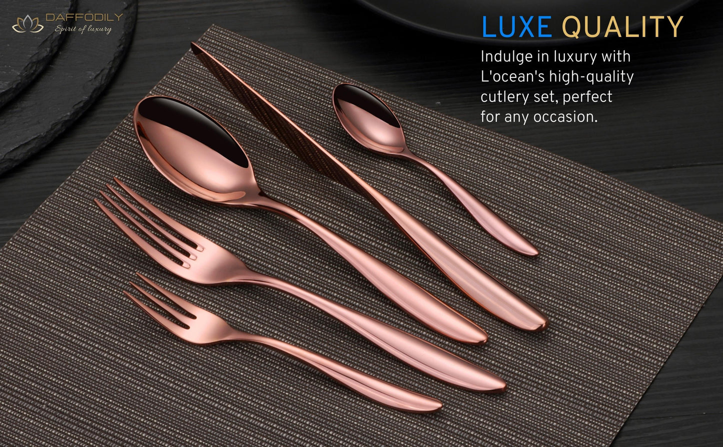 Cutlery sets that complement various home décor styles and themes